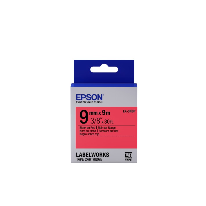 Epson Nastro fondo Pastello Rosso per testo...