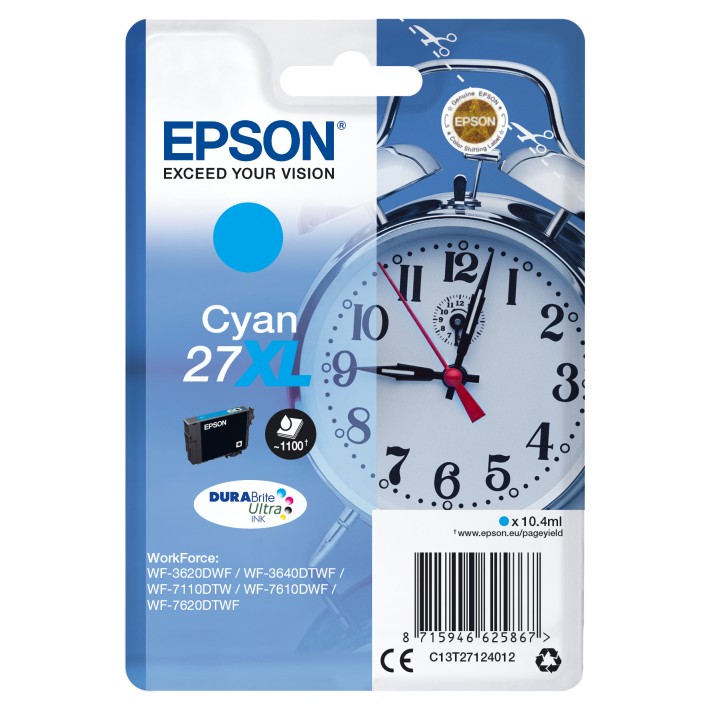 Epson Alarm clock Cartuccia Sveglia Ciano...
