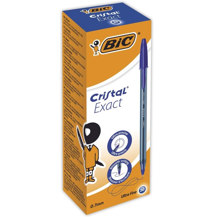 BIC Cristal Exact Blu Penna a sfera Ultra...