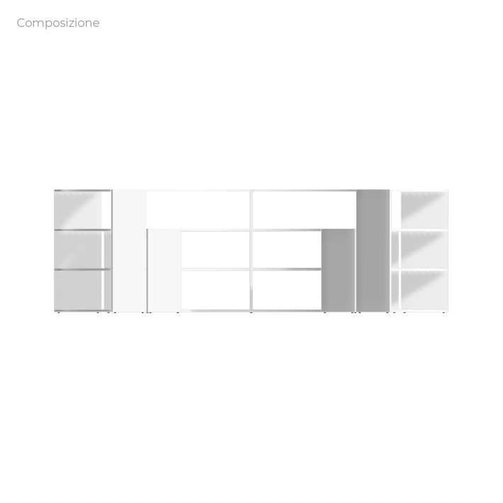COMPOSIZIONI EDERA Armadio ad Arco in...