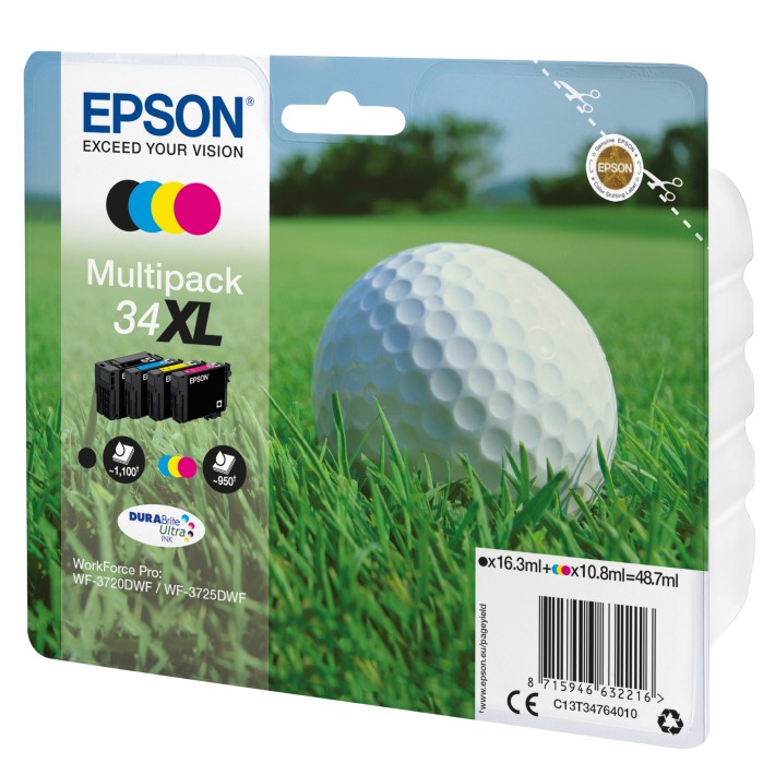 Epson Golf ball Multipack 4-colours 34XL...