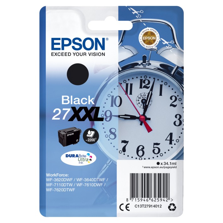 Epson Cartuccia Sveglia Nero Inchiostri...