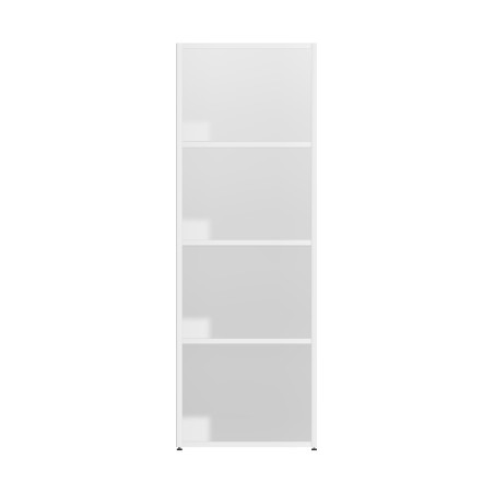 Armadiatura Chiusa Edera Base Rettangolare a 4 Comparti - Dimensioni 53,7 x 45 x 154 cm -...