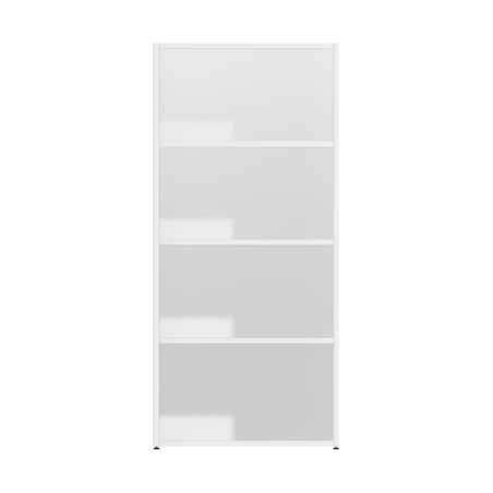 Armadiatura Chiusa Edera Base Rettangolare a 4 Comparti - Dimensioni 70,8 x 45 x 154 cm -...