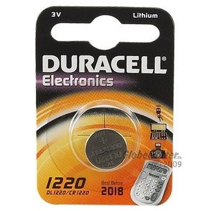 Duracell CR1220 3V Batteria monouso Litio