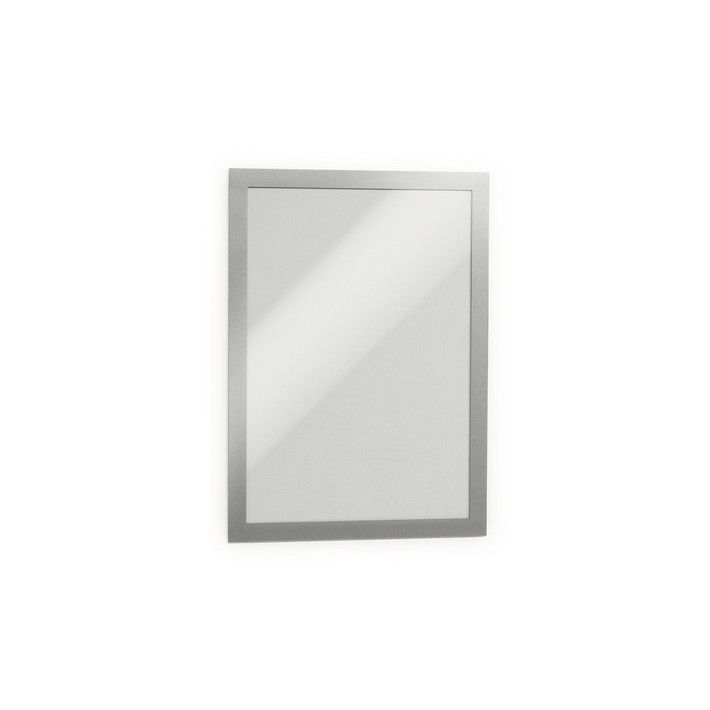 Durable 4872-23 cornice magnetica A4 Argento