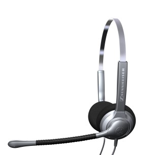EPOS SH 330 Auricolare Cablato A Padiglione Ufficio Argento