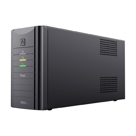Ups - Trust Oxxtron - Batteria da 1000 VA - 2 Prese - Nero