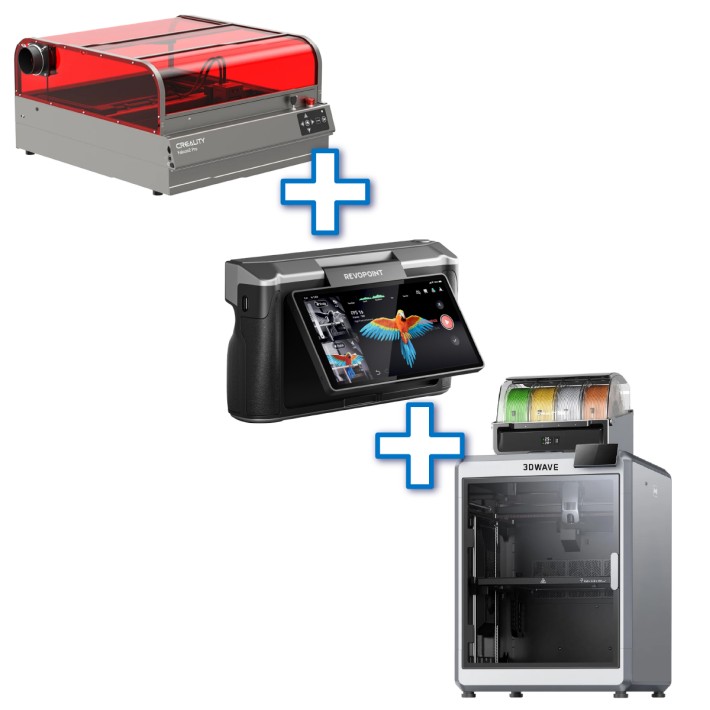 BUNDLE 3D: SHAREBOT STAMPANTE 3DWAVE + SCANNER...