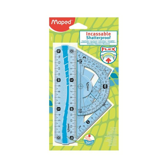 Maped Flex set di righelli 4 pezzo(i) Plastica