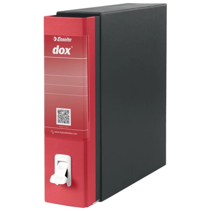 Esselte Dox 1 raccoglitore ad anelli A4 Nero,...