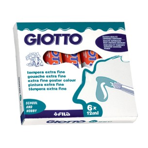 Giotto 352007 colore a tempera 12 ml Tubo Rosso