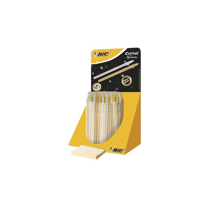 BIC Cristal Medium Nero, Blu Penna a sfera...