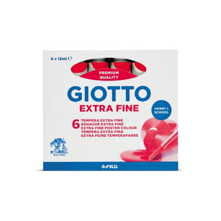 Giotto 352009 colore a tempera 12 ml Tubo Rosso
