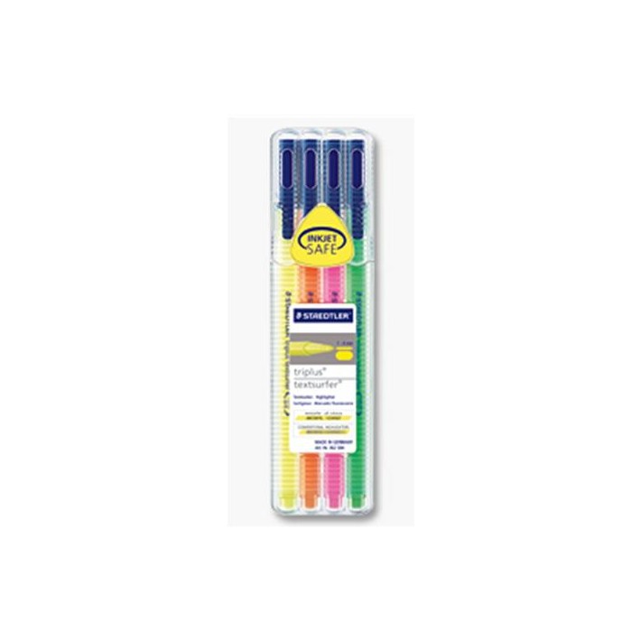 Staedtler 362 SB4 evidenziatore 4 pz Verde,...