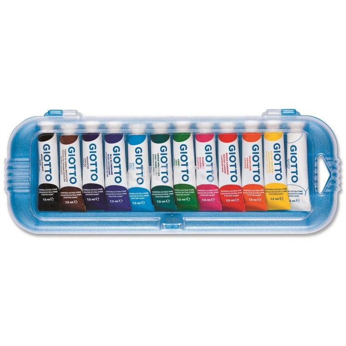 Giotto Scatola 12 tempere 7,5 ml
