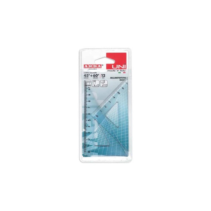 ARDA 70312SS set di righelli 2 pz