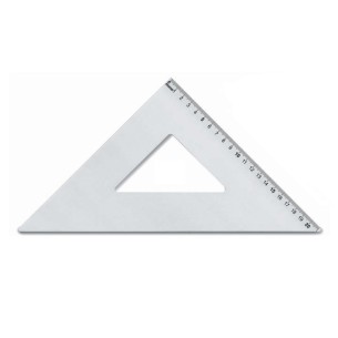 ARDA 18040 Righello da scrivania 350 mm Alluminio 1 pz