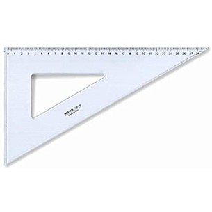 ARDA 18126 righello Righello da scrivania 25 cm Alluminio...