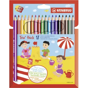 STABILO Matita colorata triangolare - Trio thick -...