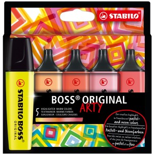 STABILO BOSS ORIGINAL evidenziatore 5 pz Punta smussata...