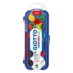 Giotto Colori per pittura ad acqua multi palette 12 colori
