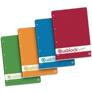 Pigna quablock A5 ricambi per quaderni 150 x 210 mm (A5)...