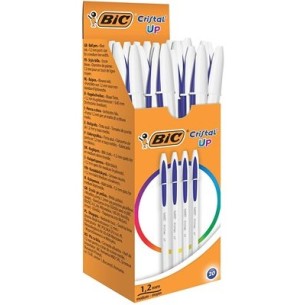 BIC Cristal Up Blu Penna a sfera Medio 20 pz