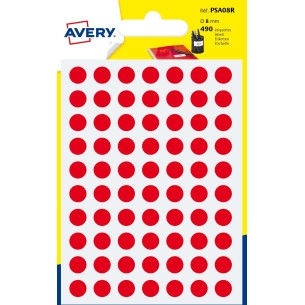 Avery PSA08R etichetta autoadesiva Cerchio Permanente...