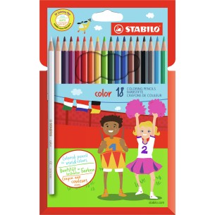 STABILO Matita colorata - color - Astuccio da 18 - Colori...