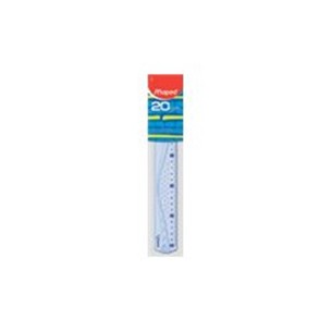 Maped Geometric 20 cm Plastica Trasparente