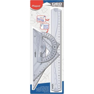 Maped Maxi set di righelli 4 pezzo(i) Plastica