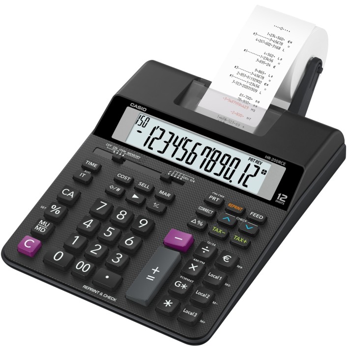 Casio HR-200RCE calcolatrice Desktop...