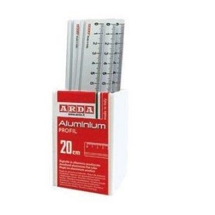 ARDA 17920BAR set di righelli 15 pz Alluminio