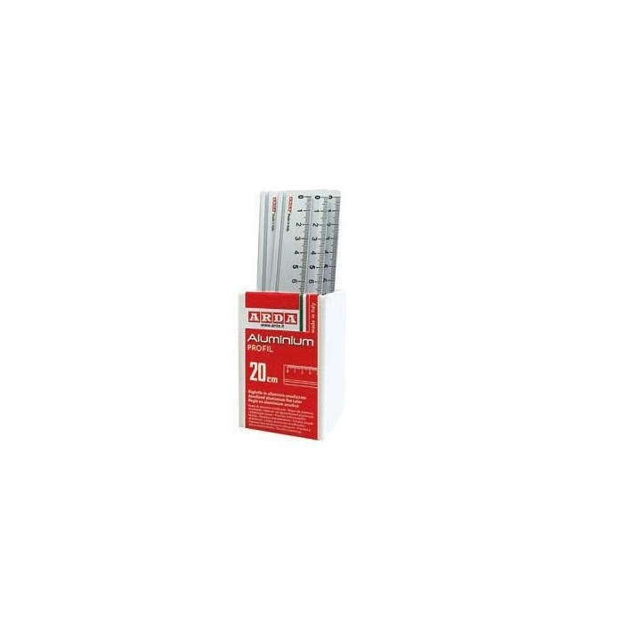 ARDA 17920BAR set di righelli 15 pz Alluminio