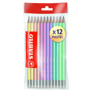 STABILO Matita in grafite - Swano pastel - Eco Pack da 12...