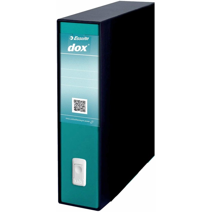 Esselte Dox 2 raccoglitore ad anelli A4 Nero,...
