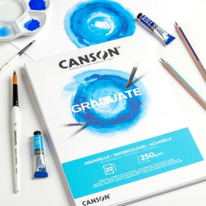 Canson Graduate Watercolour Blocco di carta da...