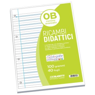 Blasetti 7432 quaderno per scrivere A4 40 fogli Verde,...