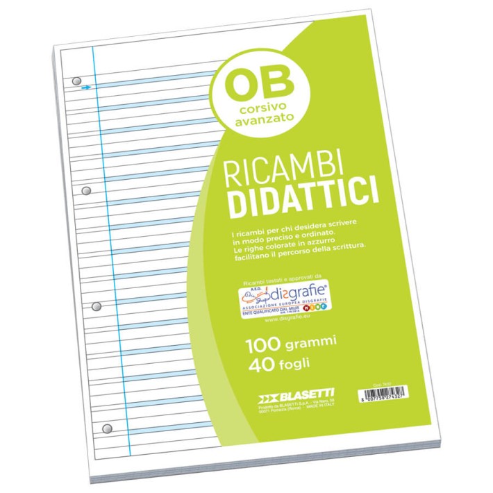 Blasetti 7432 quaderno per scrivere A4 40 fogli...