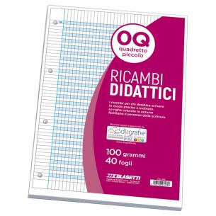Blasetti 7435 quaderno per scrivere A4 40 fogli Blu, Bianco