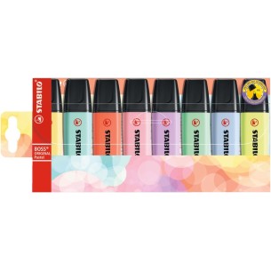 STABILO Boss Original Pastel evidenziatore 8 pz Punta...