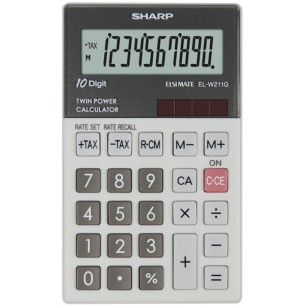 Sharp EL-W211G calcolatrice Tasca Calcolatrice...