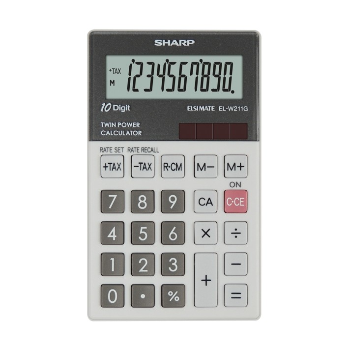 Sharp EL-W211G calcolatrice Tasca Calcolatrice...