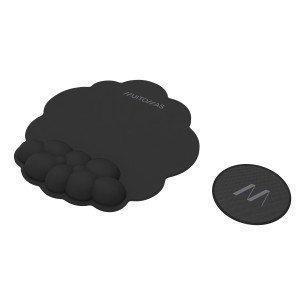 Muitomas MOUSEPADBK tappetino per mouse Nero