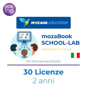 Mozaik mozaBook SCHOOL-LAB - Lic Studente per 30 Disp Win...