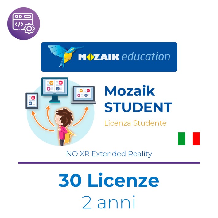 Mozaik STUDENT– Licenza 30 Utente/Studente -...