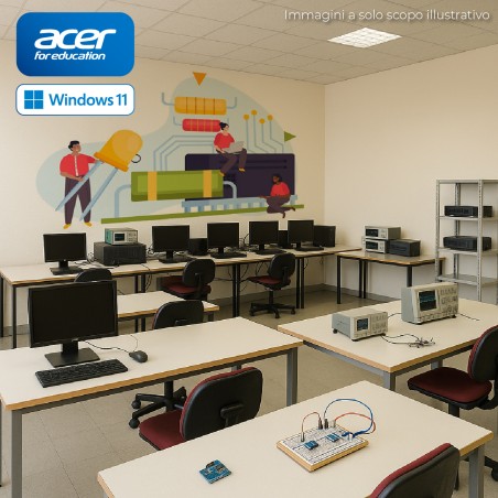 Laboratorio di Informatica - Elettronica - Telecomunicazioni Desktop Pc Acer I5 - Microsoft...