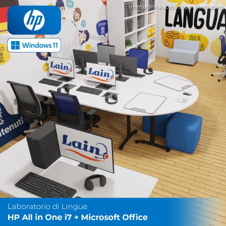 Laboratorio di Lingue All in One Pc - HP I7 - Microsoft Office