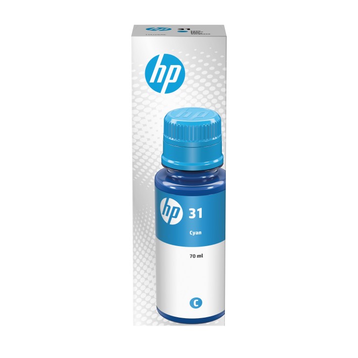 HP Flacone di inchiostro ciano originale 31 da...